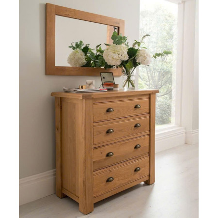 Solid Oak : Khung Gương Gỗ Sồi 70 x 90cm